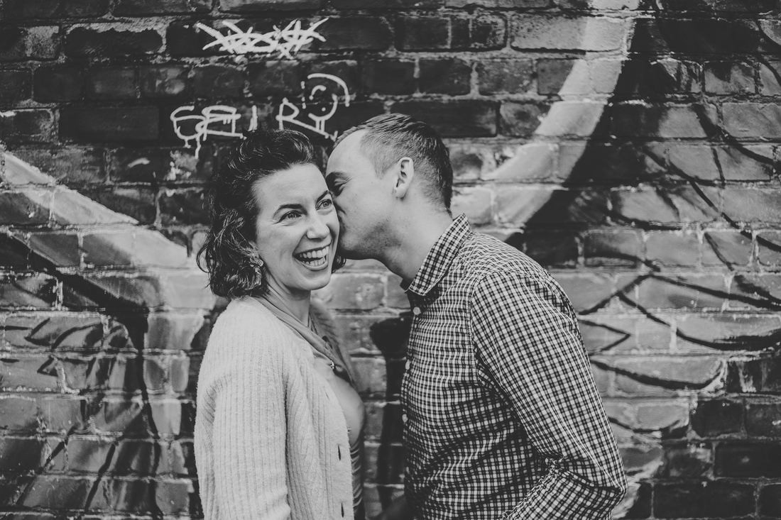 Hannah and Jonathan's engagement shoot, Baltic Triangle, Liverpool