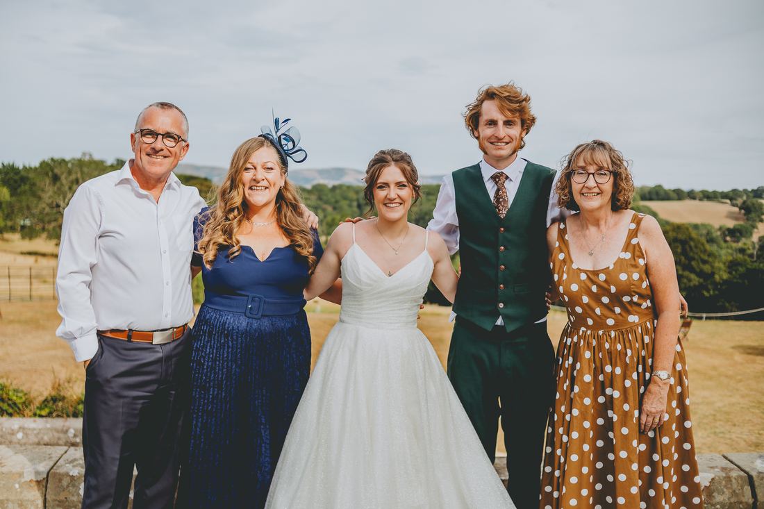 Evening reception celebrations, Wigfair Hall wedding photography, North Wales