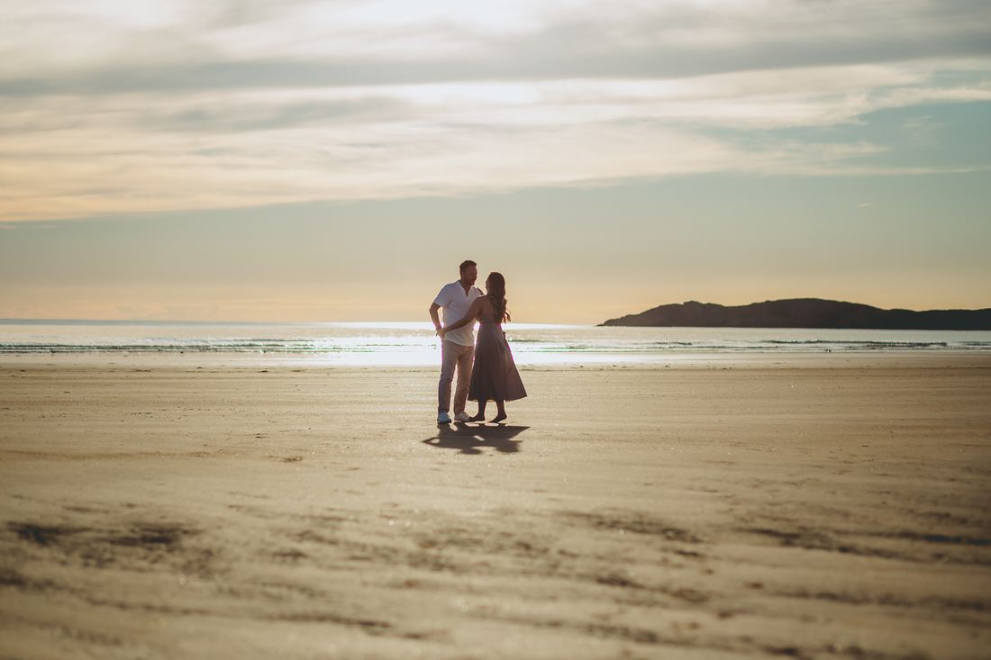 Vicky and Lee at Twr Mawr Lighthouse, Llanddwyn Island