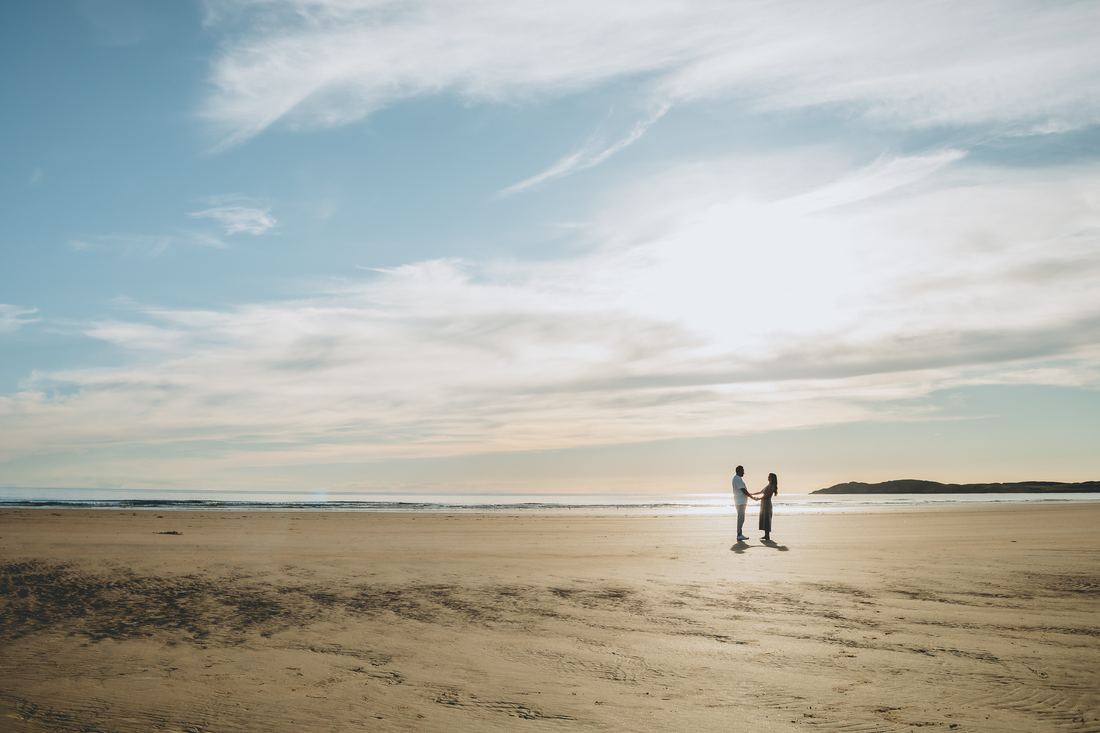 Engagement photography, Newborough Beach, Anglesey