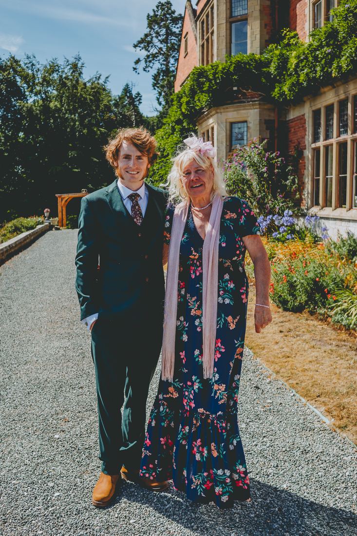 Lowri and Adam couple portraits, Wigfair Hall wedding photography, North Wales
