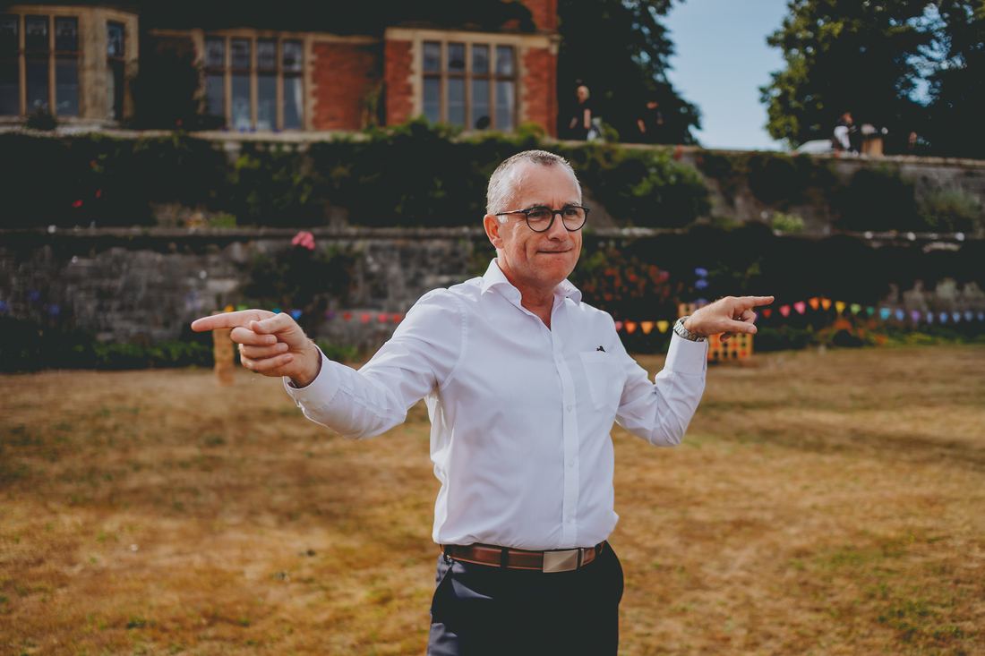 Reception dancing and drinks, Wigfair Hall wedding photography, North Wales