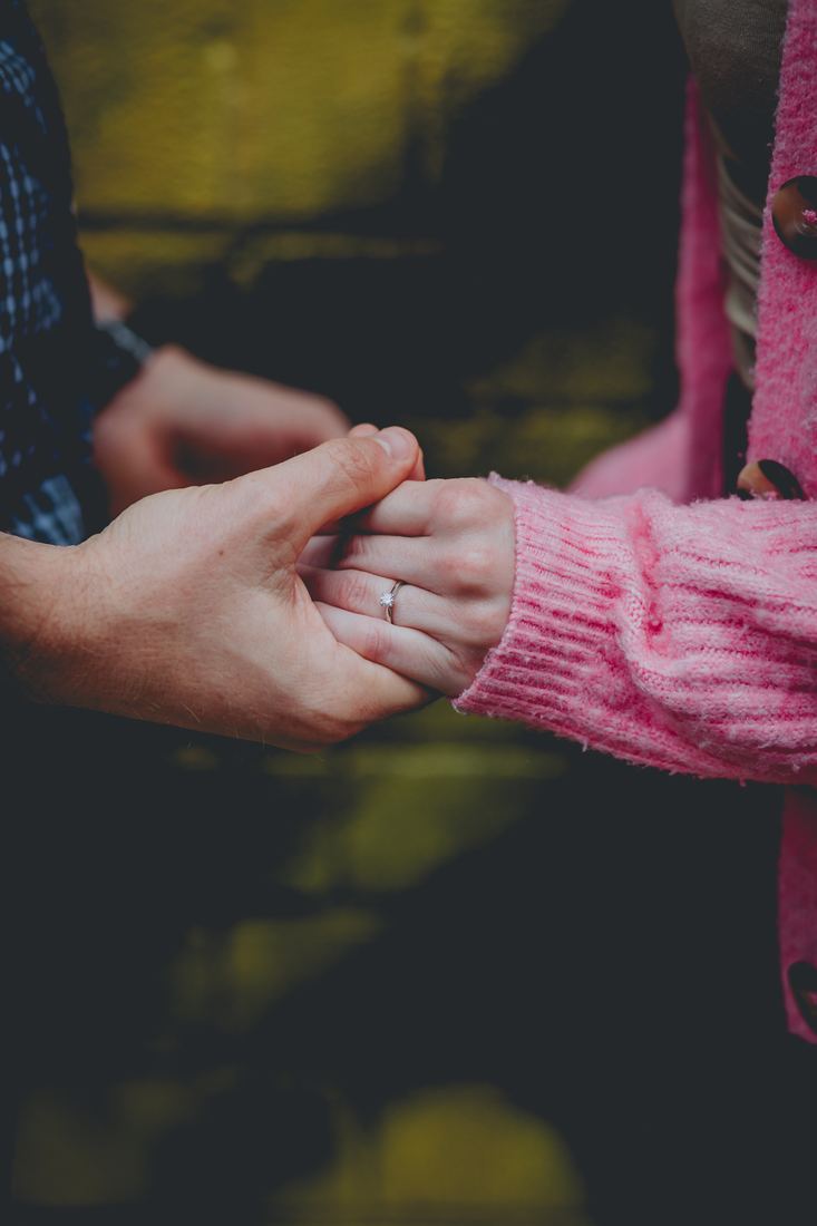 Colourful engagement shoot, Liverpool street art
