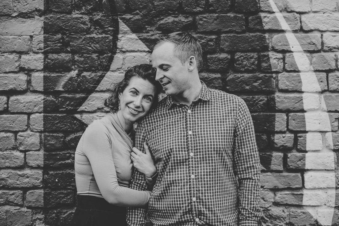 Candid engagement photography, Baltic Triangle, Liverpool
