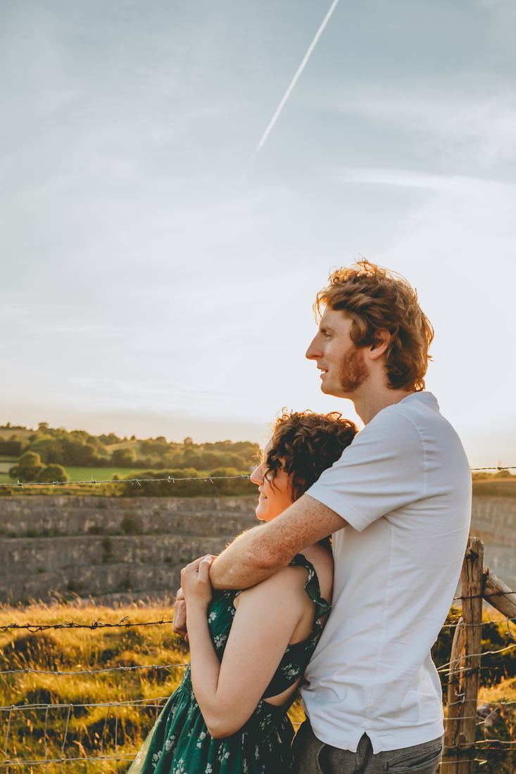 Candid engagement photography, North Wales wedding photography style