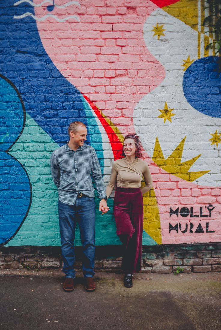 Hannah and Jonathan's engagement shoot, Baltic Triangle, Liverpool