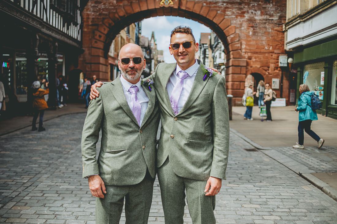 Sam and Jordan's intimate city wedding, Chester