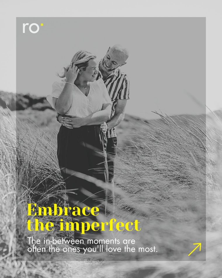 Fun, candid couples portrait, North Wales