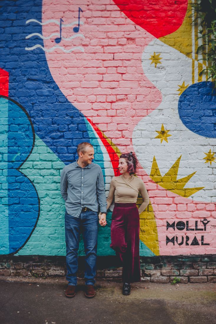 Candid engagement photography, Baltic Triangle, Liverpool