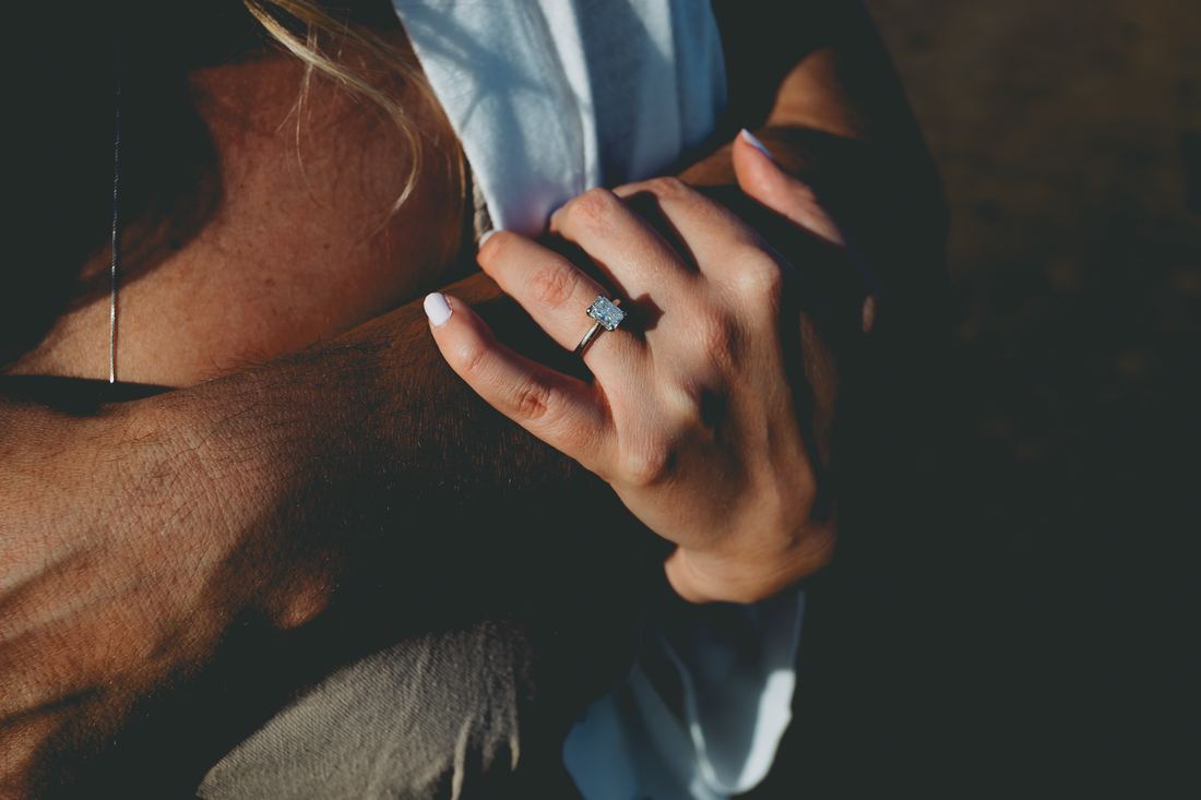 Sunset engagement shoot, Llanddwyn Island, North Wales