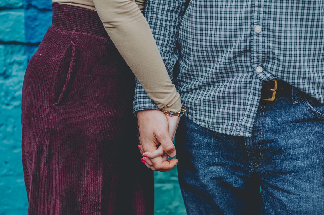 Relaxed engagement photography, Liverpool Baltic Triangle