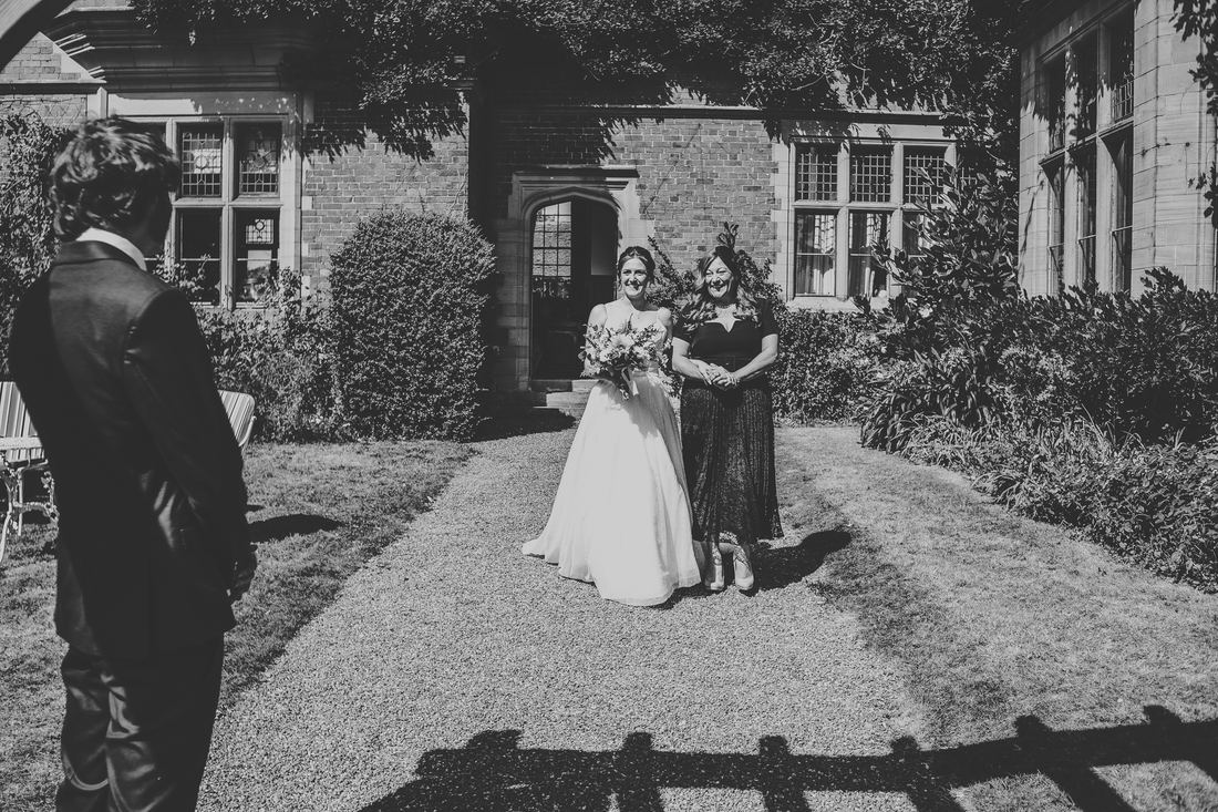 Ceremony moments, Wigfair Hall wedding photography, North Wales