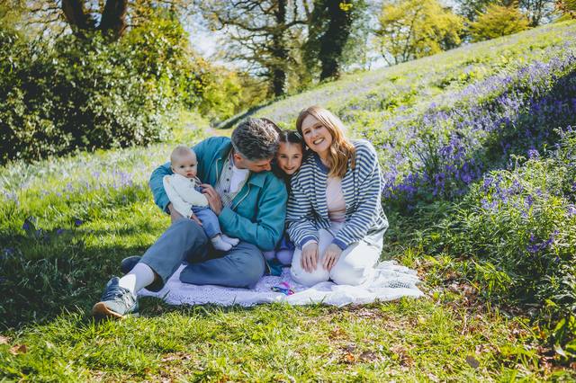 Outdoor family photo session, Delamere Forest, Cheshire