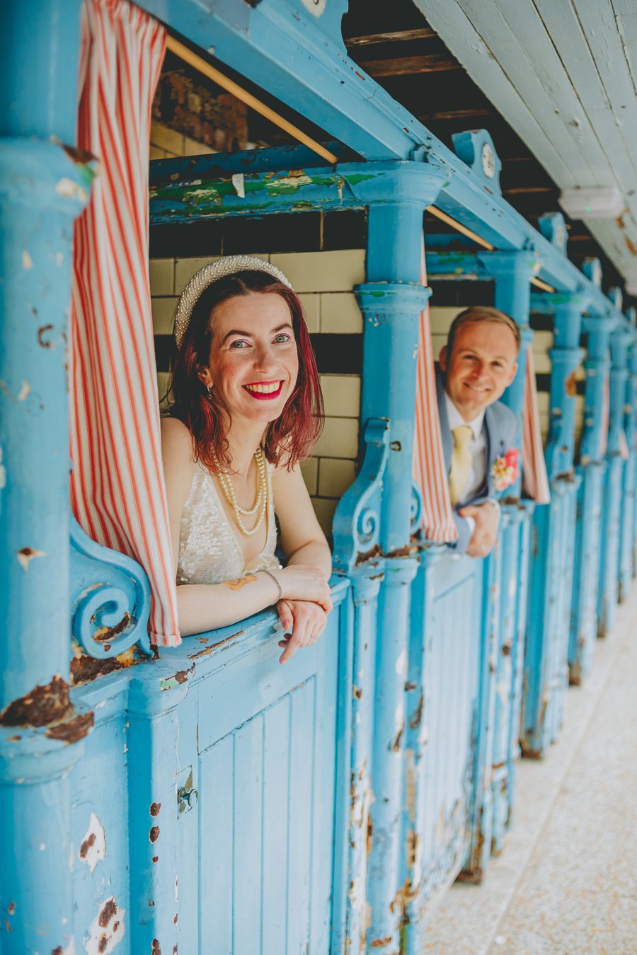 Vintage DIY wedding photography, Victoria Baths, Manchester