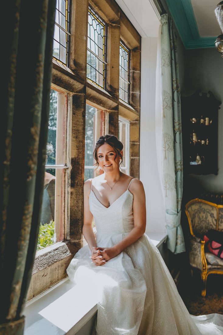 Wedding ceremony, Wigfair Hall wedding photography, North Wales