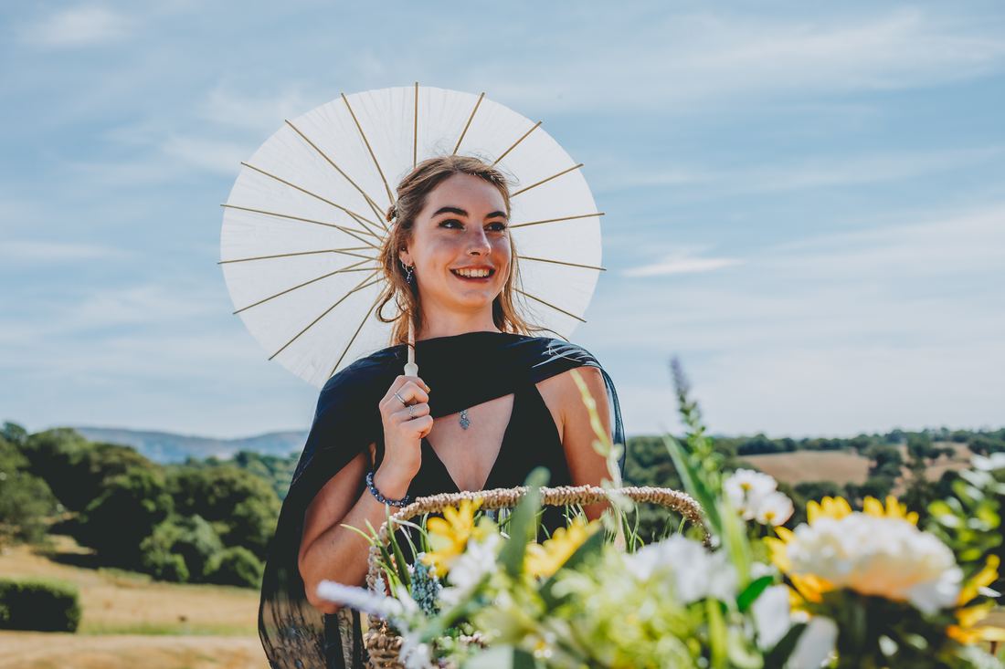 Couple portraits in the grounds, Wigfair Hall wedding photography, North Wales
